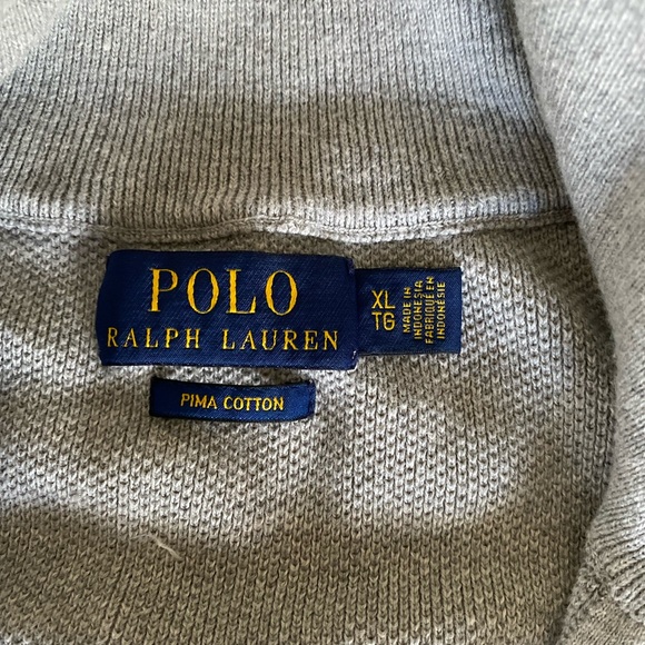 Polo Ralph Lauren Pima Cotton Quarter-Zip Sweater - Picture 8 of 11